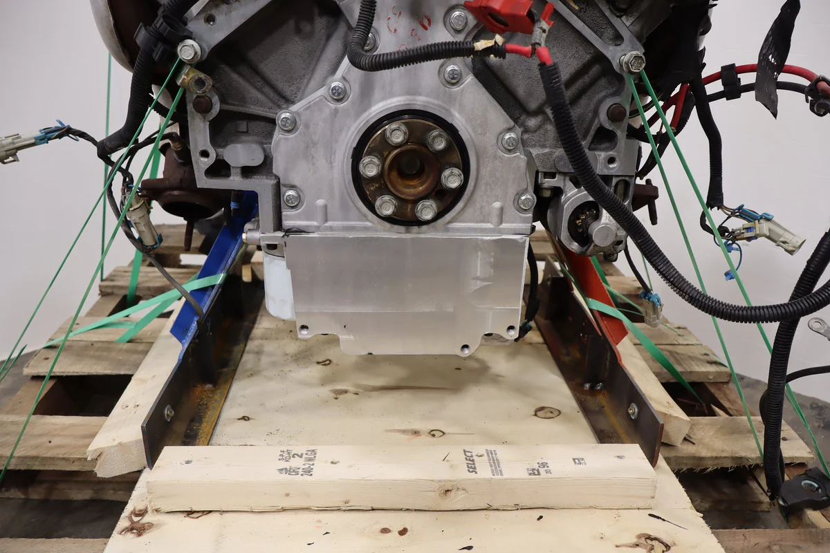 2004 Chevrolet Corvette GTO 5.7L Engine Dropout W/ Accessories Hot Rod Oil Pan - Image 4