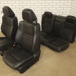 08-14 Dodge Challenger R/T Leather Heated Seat Set Front/Rear OEM