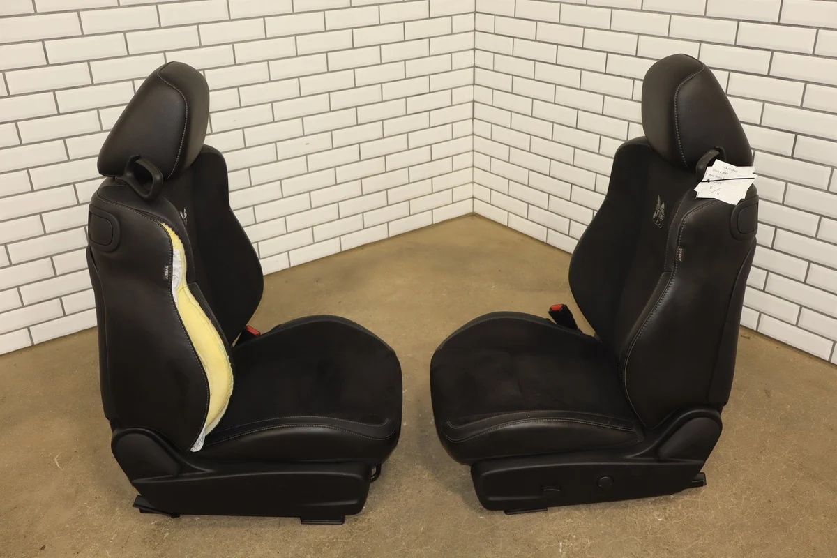 2022 Dodge Challenger R/T Scat Pack Leather Seats Set Black X9 - Image 6