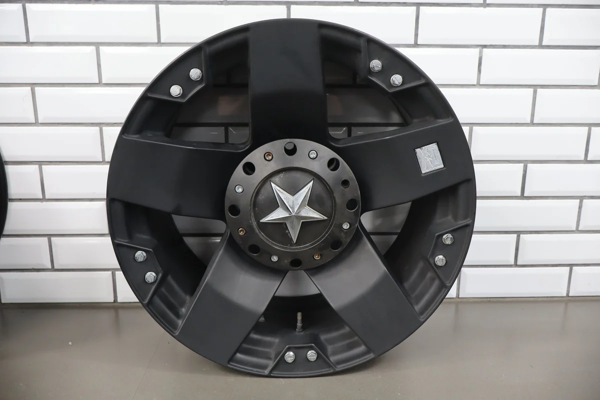 2003-2009 Hummer H2 XD Wheels Rockstar 20x10 Wheel Set | Black - Image 2