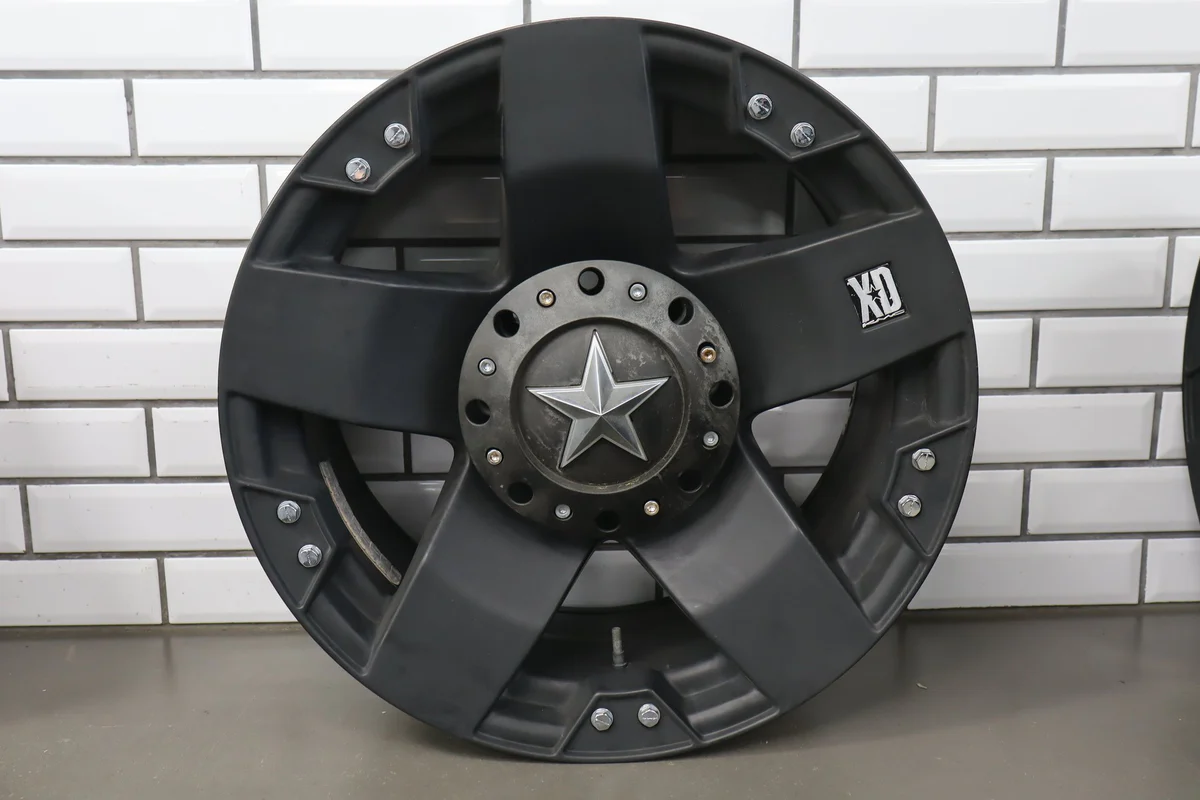 2003-2009 Hummer H2 XD Wheels Rockstar 20x10 Wheel Set | Black - Image 5