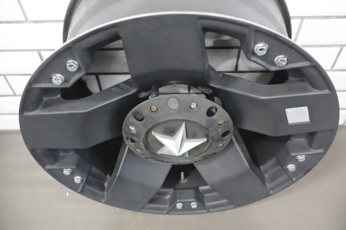 2003-2009 Hummer H2 XD Wheels Rockstar 20x10 Wheel Set | Black - Image 9